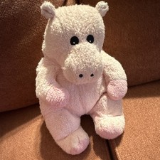 Ty Baby Plush Pillow Pals Hippobaby Pink Hippo Rattle 2000