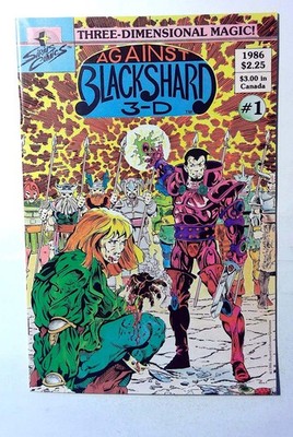 Against Blackshard 3-D #1 (1986) Sirius Comics 1st Print Comic Book