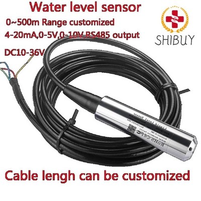 IP68 Submersible Water Level Sensor 2m 3m 5m Range 4-20mA 1-5V Output Liquid