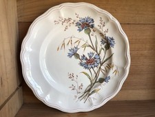 Assiette Longchamp Terre de Fer, décor "Marguerite"