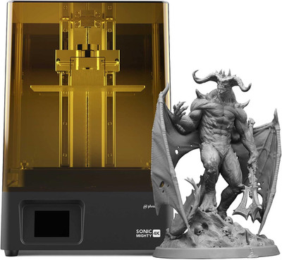 Sonic Mighty 4K LCD Resin 3D Printer, 9.3'' Monochrome LCD, Tabletop 3D Resin Pri
