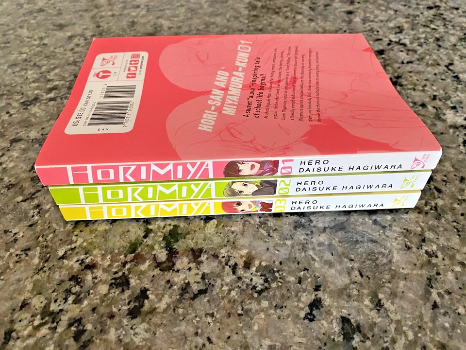 Horimiya Vol. 1, 2 y 3 Hero Daisuke Hagiwara EX+ Estado Foto 3 de 3