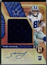 2021  Gold Standard Simi Fehoko Rookie Jersey Autographs Jumbo #/149