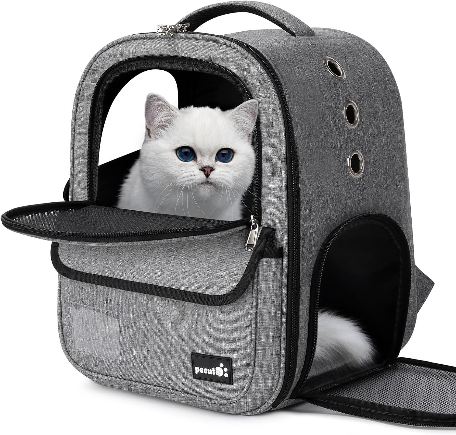 Zaino Trasportino Cani e Gatti Elegante: Borsa Leggera con Tasche 2026