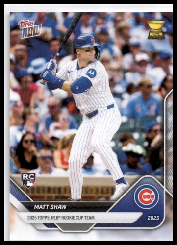 2025 Topps Now RC4 Matt Shaw