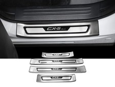 Thickened Door Sill Protector Trim Guard for Mazda CX-5 cx5 2017-2025, Stainl...