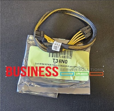 Dell R750 R7525 12pin to 8pin GPU Cable T34N0