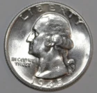1945-P Washington Silver Quarter - BU - #0126EA