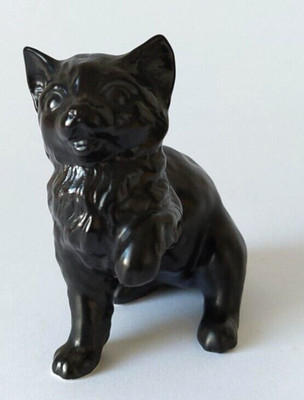 SUPER SELTEN - BESWICK KATZE Nr. 1543 sitzend, links vorne Pfote nur ausgestellt 1958-1961