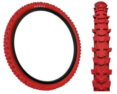 Kenda 26 x 1,95 ROT Mountainbike Off Road MTB Knobby Profil Reifen