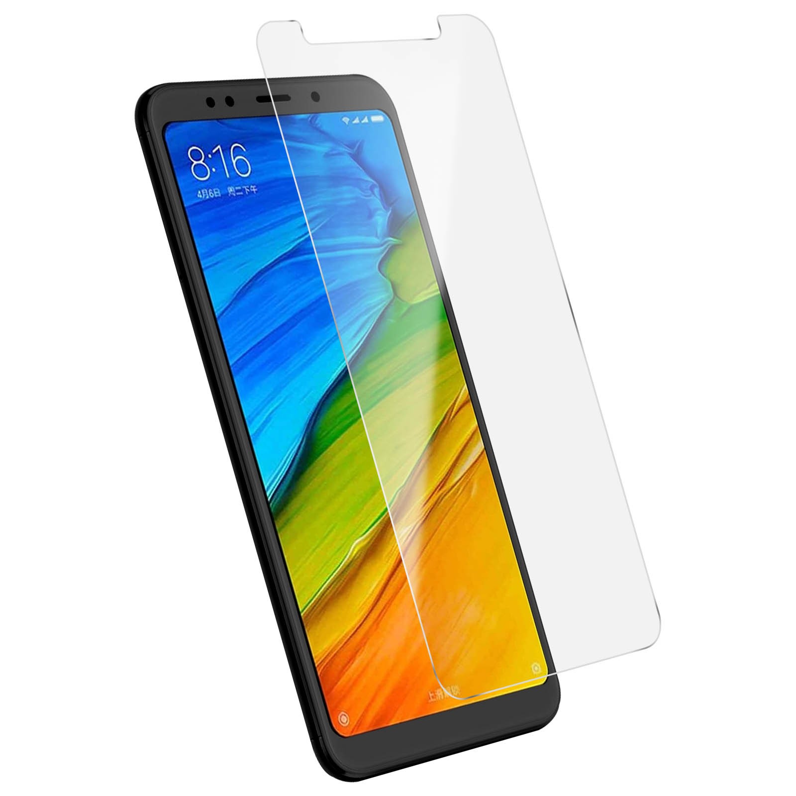 Verre trempé pour Xiaomi Redmi 5 film de protection transparent haute clarté