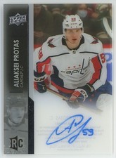 2022-23 Upper Deck Clear Cut 2021-22 Base Set Aliaksei Protas RC Auto #CC-PS