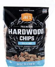 Joe's Hickory Wood Chips 100% Natural Seasoned Hardwood Grilling BBQ 192 Cu in  