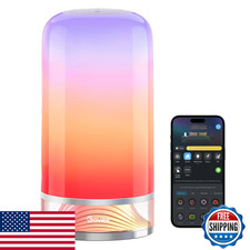 Govee Rgbic Smart Table Lamp 2 Touch Bedside Small Table Lamp Work Matter Alexa