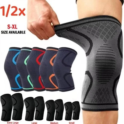 Knie Bandagen Sportbandage Knie Schoner Kniestütze Knie Schutz Gelenk Verband DE - Bild 1 von 4