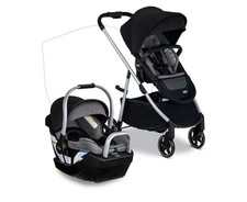 Britax Willow Grove SC Baby Travel System Infant Car Seat Stroller Pindot Onyx
