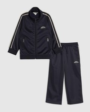 River Island Mini Boys Tracksuit Set Navy Funnel Zipped 2 Piece Long Sleeve
