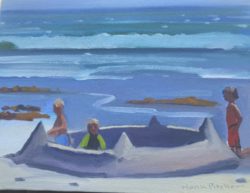 Summerland Beach Painting 2’x3’