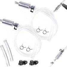 2PCS Brake Bleeder Hose,One Way Check Valve Tube Bleeding Tool Kit for Car Motor