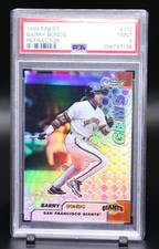 1999 Finest #112 Barry Bonds Refractors PSA 9 Pop 19