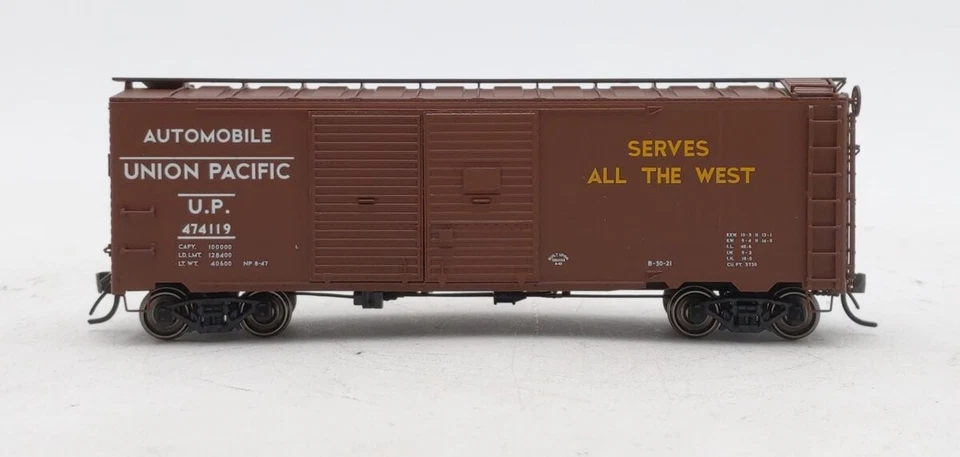 Red Caboose RR-38540-12 HO Union Pacific AAR Double Door Boxcar #474119 LN/Box - Image 2 of 4