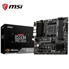 MSI B550M PRO-DASH Micro ATX Motherboard for Ryzen 3000 4000G 5000 Series Unused