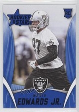 2015 Panini Rookies & Stars Retail Longevity Blue Mario Edwards Jr #199 RC