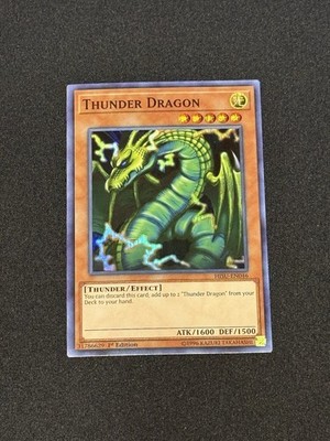 *** THUNDER DRAGON *** SUPER RARE 1ST EDITION HISU-EN046 MINT/NM YUGIOH!