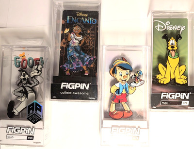 FiGPiN Enamel Pins: Disney Characters - Pick One *LOCKED*