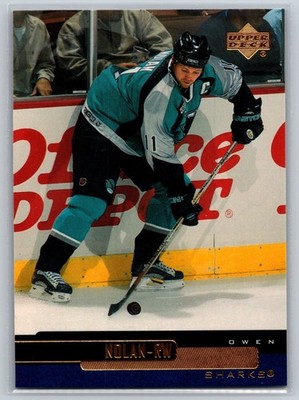 1999-00 Upper Deck #282 Owen Nolan San Jose Sharks Right Wing NHL Card