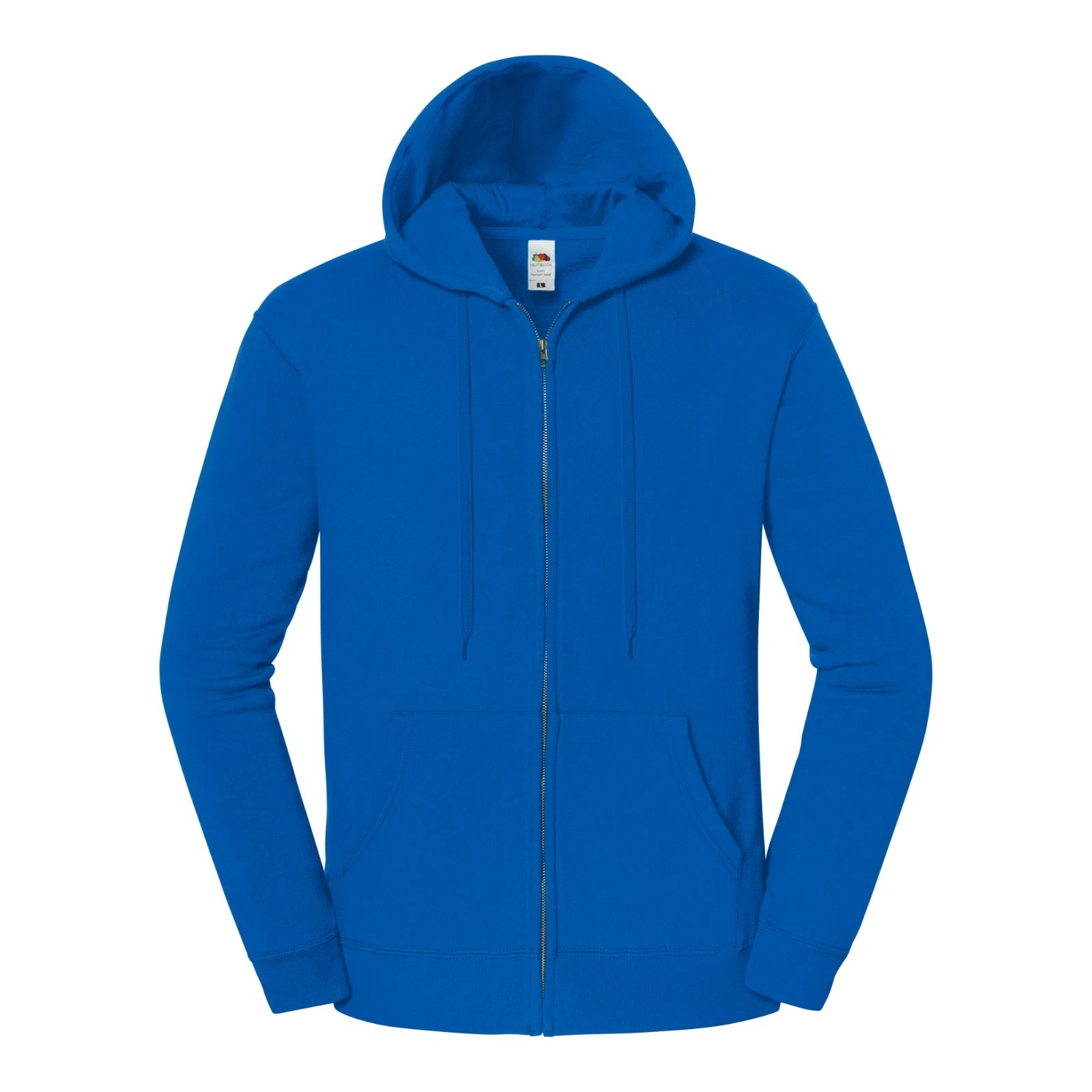 Fruit of the Loom Iconic Premium Hooded Sweat Full Zip Jacket Hoodie - S-4XL