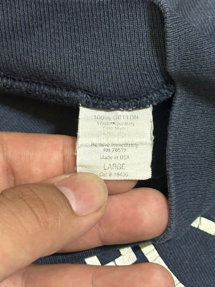 Vintage 90s Guess Athletic Dept. Men’s T Shirt Made In USA Fader Size Large - Image 4 of 4