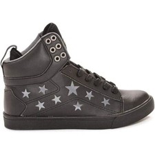 NIB Pastry Women's Pop Tart Star Dance Sneaker Black/Silver Size 6.5