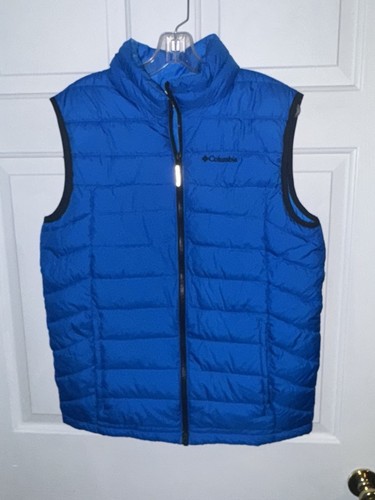 Columbia Boys Girls Puffer vest Blue Size XL 18/20 - Picture 1 of 7