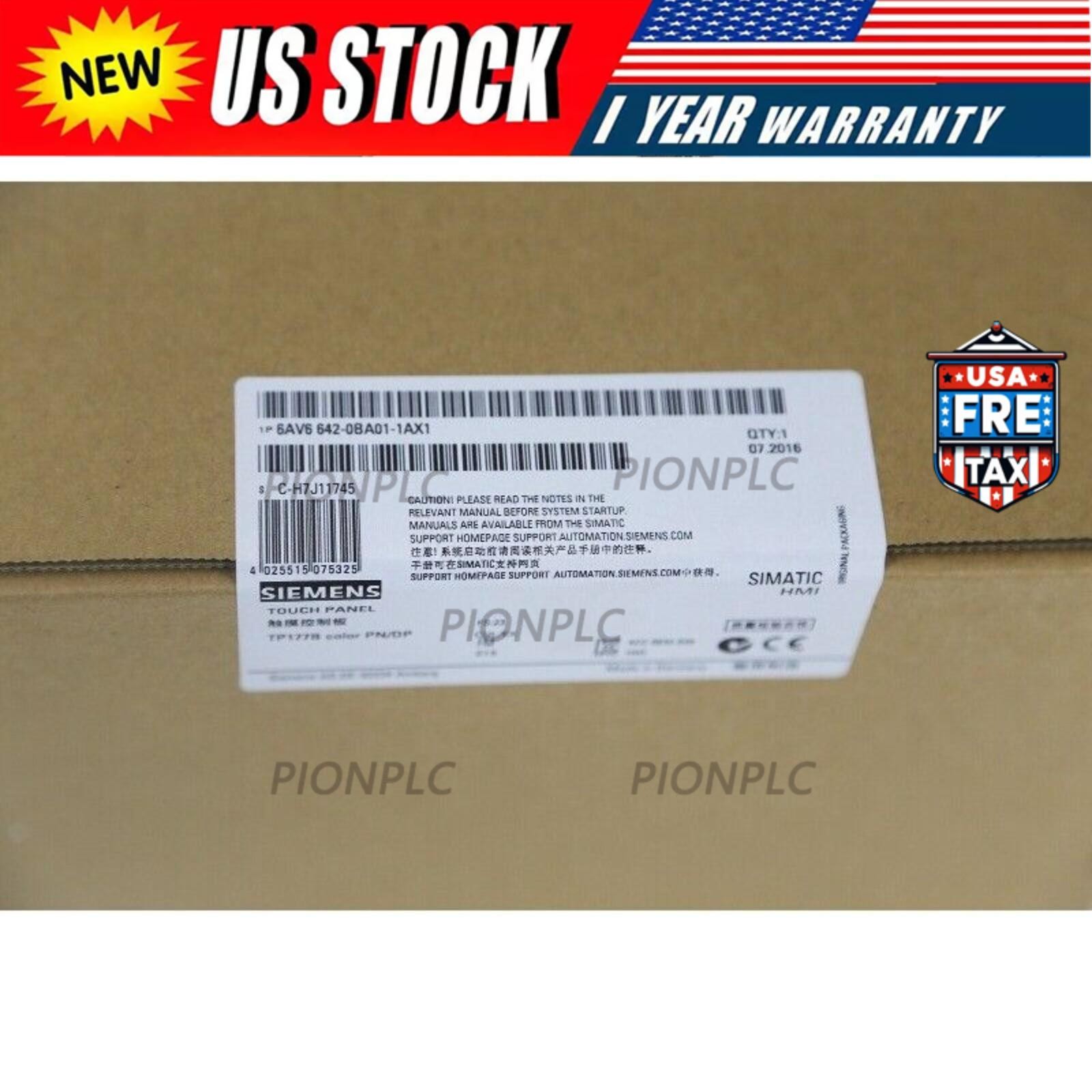 Brand NEW Siemens 6AV6 642-0BA01-1AX1 6AV6642-0BA01-1AX1 HMI LCD Touch Screen US