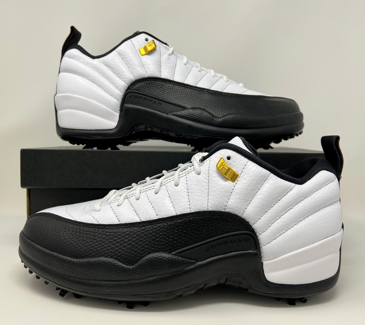 Nike Air Jordan Retro XII 12 Low Golf Taxi 2022 Black Men display picture 3