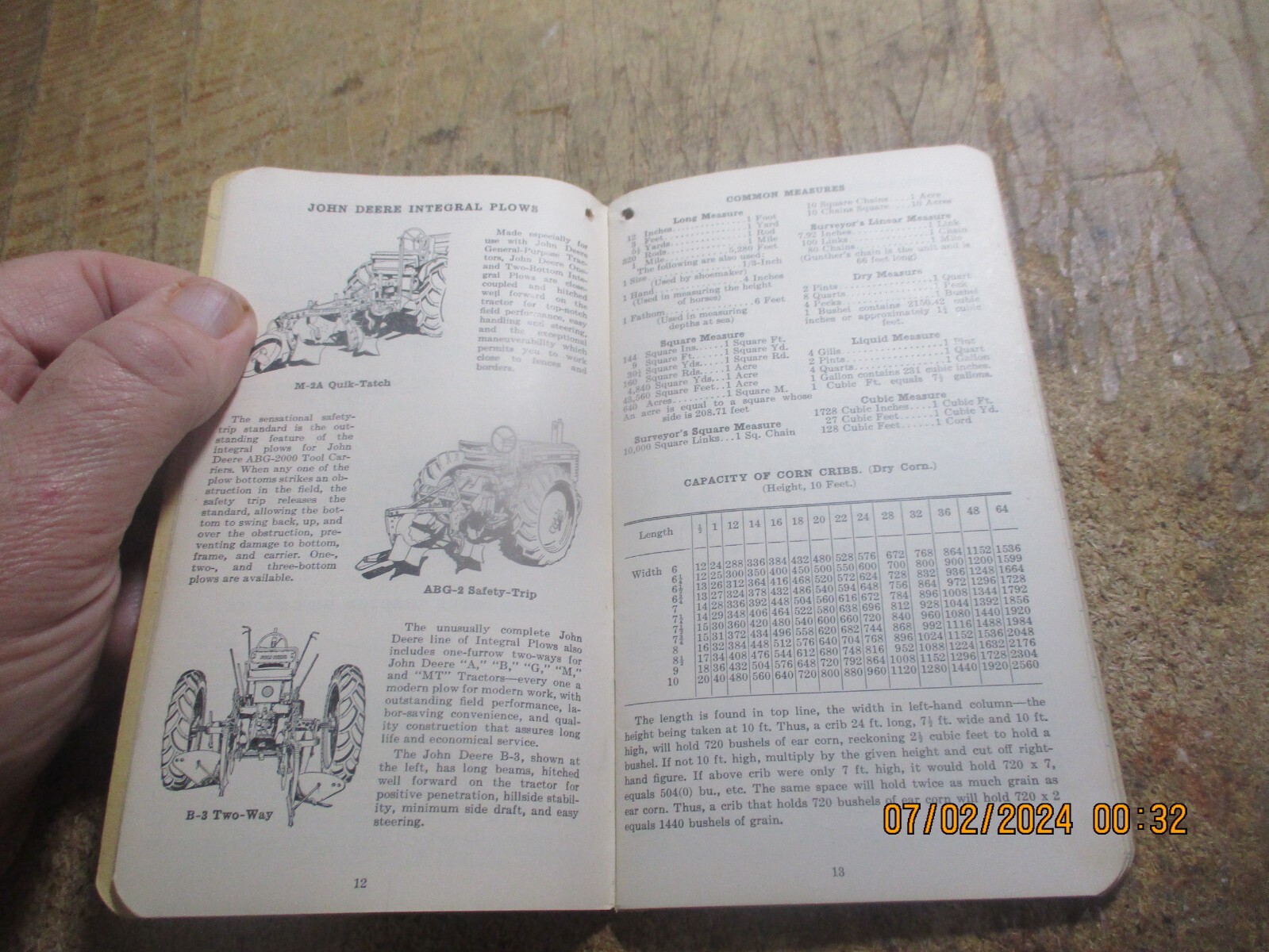 JOHN DEERE 195253 FARMERS POCKET LEDGER M.C. SORENSEN HARTINGTON NEBRASKA as is eBay