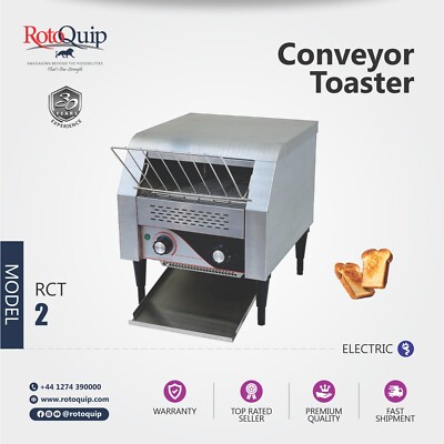Kommerzieller elektrischer Förderband Brot Toaster Hotel Frühstück Buffet Brötchen Toaster