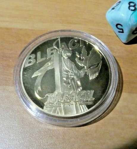 BLEACH ANIME MANGA GOLD METAL COIN M103 CARD CARTE MEDAL PIECE N° 5 NEUF MINT - Picture 2 of 5