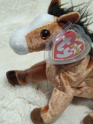 TY Beanie Babys "Hafer" Das Pferd 2000 Neu (DSLRT004K) - Bild 2 von 7