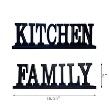 Wooden Block Letters Sign Rustic Freestanding Words Sign Home Decoration