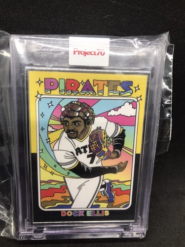 RARE Project 70 topps Artist Proof #16/51 Dock Ellis by Chinatown Market