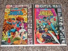 LANCELOT STRONG THE SHIELD #1-2 1983 Steel Sterling Red Circle Mighty Crusaders