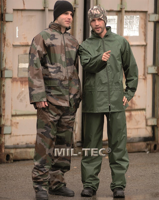 COMPLETO ANTIPIOGGIA GIACCA PANTALONI BY MIL-TEC MIMETICO CCE