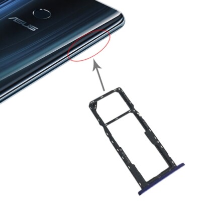 Tablett Tür SIM Unterkunft Max Pro M2 ZB631KL Tür Karte Tray Sim2 + Speicher