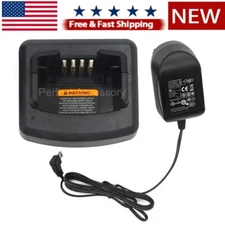 NEW Rapid Battery Charger Set for Motorola RDU2080D RDU4100 CP110 RDU4160D Radio