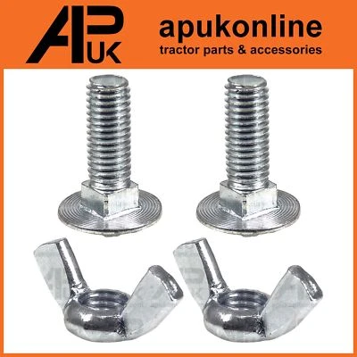 APUK Coach Bolt & Wing Nut Back Seat Cushion Kit for David Brown 880 950 990 Tractor