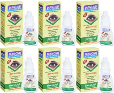 Diamond Eye Drops (6 x 10ml) Herbal Ayurvedic Eye Wellness