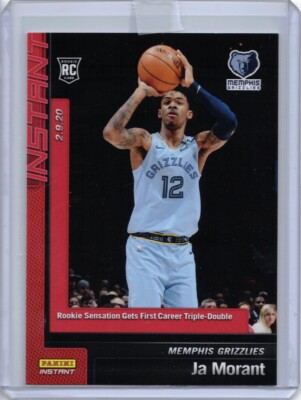 2019-20 Panini Instant #86 Ja Morant Rookie Card RC Grizzlies