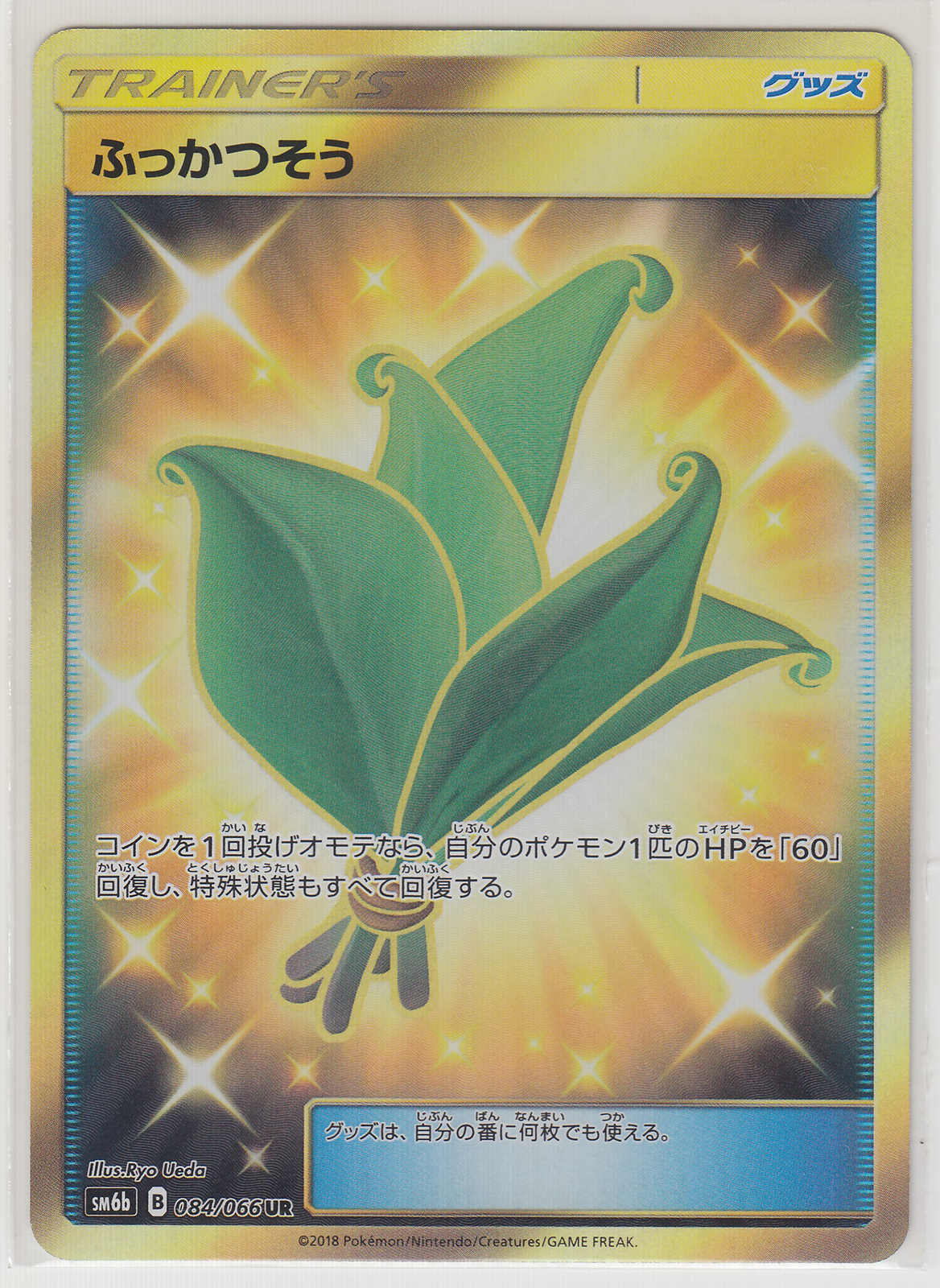 Pokemon Card Sun and Moon Champion Road Life Herb 084/066 UR SM6b Japanese